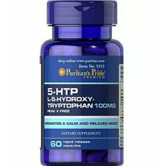 Viên Uống Hỗ Trợ Tình Trạng Căng Thẳng Stress, Mất Ngủ 5-HTP Puritan's Pride