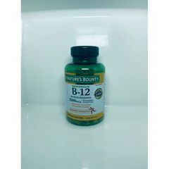 Viên bổ sung vitamin B12 Nature's Bounty2500mcg - Small Family