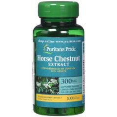 Viên uống hỗ trợ suy giãn tĩnh mạch chân Horse Chestnut 300mg Puritan's pride 100v - Small Family