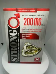 Viên uống STRONG Oyster Extract 200mg Hỗ trợ tăng cường chức năng thận - Hộp 30 viên