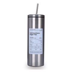 Ly Giữ Nhiệt Inox Nắp Vặn Kèm Ống Hút 600ml