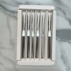 SET 6 DĨA HOA QUẢ INOX 18/10 GUME