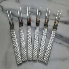 SET 6 DĨA HOA QUẢ INOX 18/10 GUME