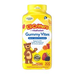 Kẹo Dẻo Vitamin L'il Critters Gummy Vites 300 Viên - Dinh Dưỡng Tự Nhiên Cho Trẻ 2 Tuổi Trở Lên, Hương Vị Trái Cây Thơm Ngon