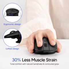 Chuột không dây công thái học Mblue, sạc pin tiện lợi, thiết kế treo độc đáo