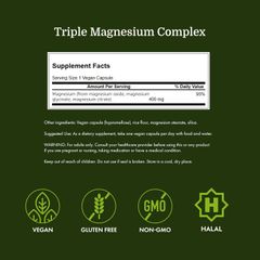 Viên bổ sung magie Swanson Triple Magnesium Complex 400mg - Hỗ trợ tốt cho hệ tim mạch được khỏe mạnh và ngừa tai biến