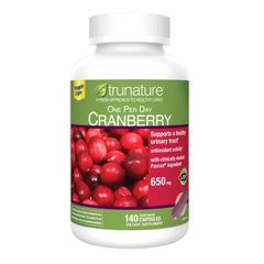 Viên uống Trunature Cranberry - Giúp giữ trọn dưỡng chất, bảo vệ đường tiết niệu và tăng cường miễn dịch