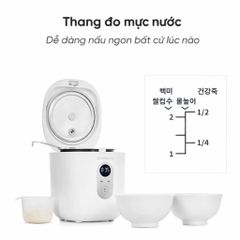 Nồi Cơm Điện Mini Cuckoo CR-0255MW Chính Hãng Hàn Quốc - Dung Tích 0.36L, Tiết Kiệm Điện Cho 1-2 Người, Đa Năng Tiện Lợi