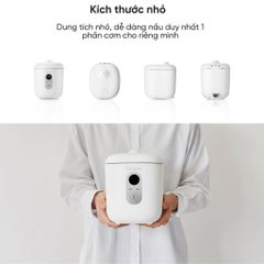Nồi Cơm Điện Mini Cuckoo CR-0255MW Chính Hãng Hàn Quốc - Dung Tích 0.36L, Tiết Kiệm Điện Cho 1-2 Người, Đa Năng Tiện Lợi
