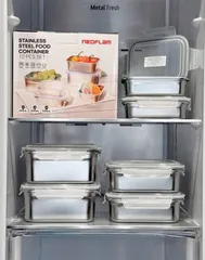 Bộ 6 hộp inox Hàn Quốc Neoflam