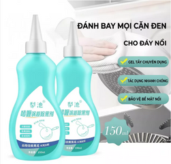 Gel Tẩy Rửa Xoong Nồi Chảo Đa Năng Siêu Tẩy Dầu Mỡ Nhà Bếp Làm Sạch Bong Vết Cháy Đen Cứng Đầu Không Hại Bề Mặt Dụng Cụ