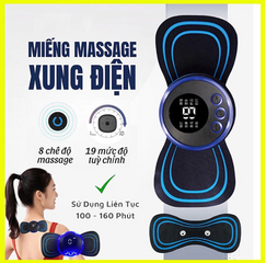 Máy massage xung điện  19 chế độ sạc USB, Máy massage cổ vai gáy