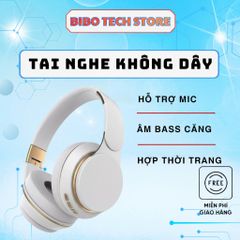 Tai Nghe Chụp Tai Bluetooth T14 Không Dây - Có Mic - Bass Cực Căng - Chống Ồn Cho Điện Thoại, Laptop, Máy Tính