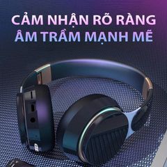 Tai Nghe Chụp Tai Bluetooth T14 Không Dây - Có Mic - Bass Cực Căng - Chống Ồn Cho Điện Thoại, Laptop, Máy Tính