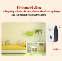 COMBO 2 CÁI RẺ HƠN 25% Máy đuổi muỗi, đuổi chuột siêu âm  - Không tiếng động - Thiết bị đuổi côn trùng vườn nhà 