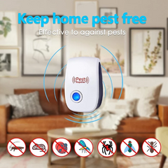 COMBO 2 CÁI RẺ HƠN 25% Máy đuổi muỗi, đuổi chuột siêu âm  - Không tiếng động - Thiết bị đuổi côn trùng vườn nhà 