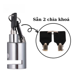 (CHÍNH HÃNG) Khóa phanh đĩa xe máy chống trộm chất liệu thép nguyên khối thiết kế thông minh an toàn tuyệt đối