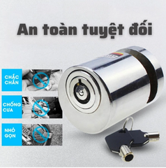 (CHÍNH HÃNG) Khóa phanh đĩa xe máy chống trộm chất liệu thép nguyên khối thiết kế thông minh an toàn tuyệt đối