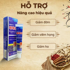 GEL NHẬT BẢN Giảm Viêm Họng,Giảm Đau Rát  chăm sóc vùng cổ họng SENKO Nhật Bản 20g - Gel Mỡ SENKO Dịu Họng Nano Cổ Truyền
