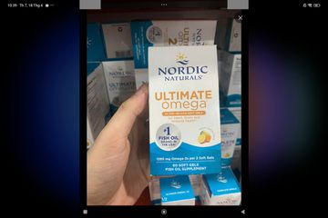 Viên Dầu Cá Nordic Naturals Ultimate Omega In Fish Gelatin, 1280mg Omega3 60 viên