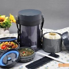 HỘP CƠM GIỮ NHIỆT 3 NGĂN THERMOS JBG-2000 NỘI ĐỊA NHẬT