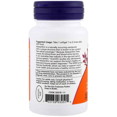 Viên uống chống oxy hoá NOW Astaxanthin 4mg 90 viên