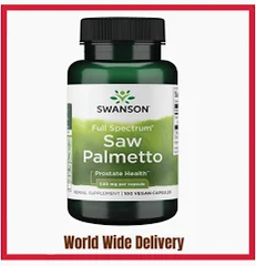 Viên uống Swanson Saw Palmetto USA 100 viên