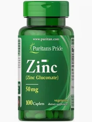 Viên kẽm Zinc Puritan's Pride 50mg hộp 100 viên của Mỹ 