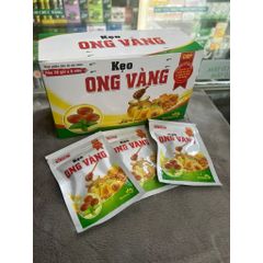 KẸO NGẬM ONG VÀNG - HỘP 20 GÓI - GÓI 8 VIÊN