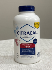 Viên uống bổ sung canxi CITRACAL Maximum Calcium Citrate 280v - Mỹ