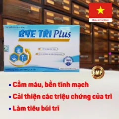 Bye Tri Plus - trĩ, giúp giảm đau, co búi trĩ, phù nề - Byetri Plus