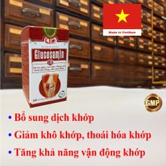Glucosamin TM - Hộp 60 viên - Giảm đau khớp, làm trơn ổ khớp, tăng tiết dịch khớp, chống thoái hóa khớp