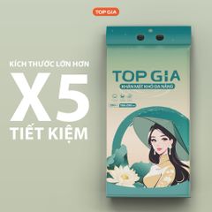 Khăn vải khô TopGia Sắc Việt siêu mềm mịn an toàn cho da 200 tờ 15x20cm dùng 1 lần - 1 bịch