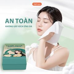 Khăn vải khô TopGia Sắc Việt siêu mềm mịn an toàn cho da 200 tờ 15x20cm dùng 1 lần - 1 bịch