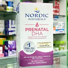 Nordic Naturals Prenatal DHA- Hỗ trợ bồi bổ sức khỏe cho mẹ bầu và cho con bú, giúp tăng cường sức đề kháng Hop 90 vien