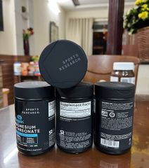 Viên uống bổ sung Magie Sports Research 135 viên- Magtein Magnesium L-Threonate, hàng Mỹ 635318 658950