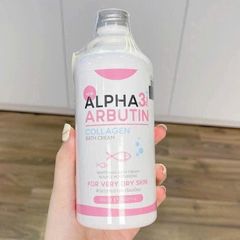 Sữa Tắm Trắng Da Alpha Arbutin 3+ Plus 350ML Dưỡng Trắng( ko vòi) - hàng chuẩn nội địa Thái Lan