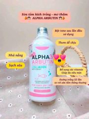 Sữa Tắm Trắng Da Alpha Arbutin 3+ Plus 350ML Dưỡng Trắng( ko vòi) - hàng chuẩn nội địa Thái Lan
