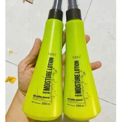 Xịt dưỡng tóc Keratin Kazan 230ml chai màu xanh siêu thơm mềm tóc giá rẻ