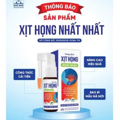 Dung Dịch Xịt Họng Nhất Nhất