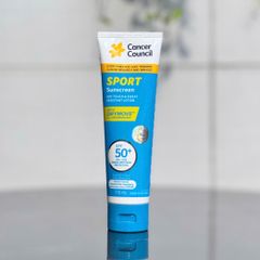 Kem Chống Nắng Thể Thao SPF50+ Cancer Council Sport 110ml Khô Ráo Chống Nước Ngoài Trời Kháng Mồ Hôi