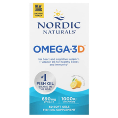 viên dầu cá hương chanh Nordic Naturals Ultimate 690mg Omega3 60 vien