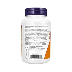 Thực phẩm bổ sung NOW Choline & Inositol 100 viên 