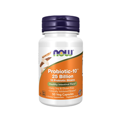 Viên uống Now Food Probiotic-10 25 Billion, 50 Veg Capsules
