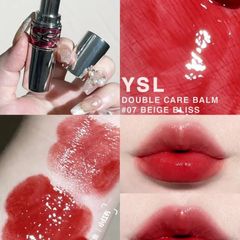 (Hàng công ty) Son Dưỡng Yves Saint Laurent YSL Rouge Volupte Candy Glaze Double Care 07 Beige Bliss Màu Đỏ Đất Chính hãng