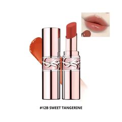 (Hàng công ty) Son Dưỡng Yves Saint Laurent YSL Loveshine Candy Glow 12B Sweet Tangerine Màu Cam San Hô Chính hãng