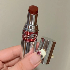 (Cao cấp)Son Dưỡng Yves Saint Laurent YSL Rouge Volupte Candy Glaze 06 Burgundy Temptation Màu Đỏ Mận  Chính hãng