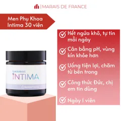 Lactobact Intima Đức Hộp Viên Uống Lợi Khuẩn Vùng Kín Hỗ Trợ Cân Bằng pH Hệ Vi Sinh Nữ