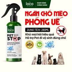 Xịt Xua Đuổi Chó Mèo PetStop, Đuổi Chó Mèo, Ngăn Chó Mèo Phóng Uế, Hỗ Trợ Chó Mèo Vệ Sinh Đúng Chỗ