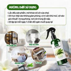 Chai Xịt Thơm Phòng Tinh Dầu Sả Chanh, Đuổi Muỗi và Côn Trùng Hiệu Quả, Thanh Lọc Không Khí